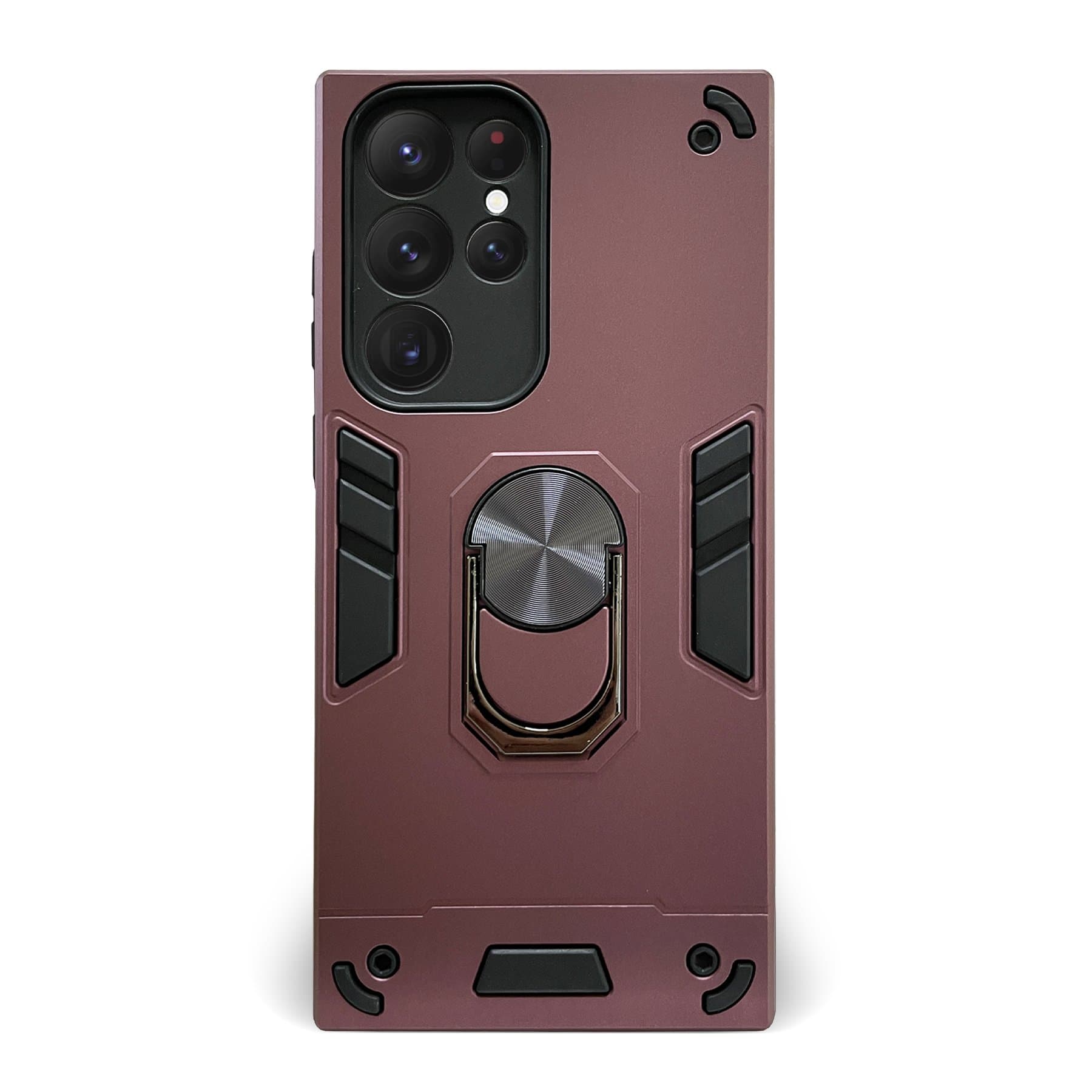 Husa spate pentru Samsung Galaxy S22 Ultra - Hybrid Case Stand Visiniu