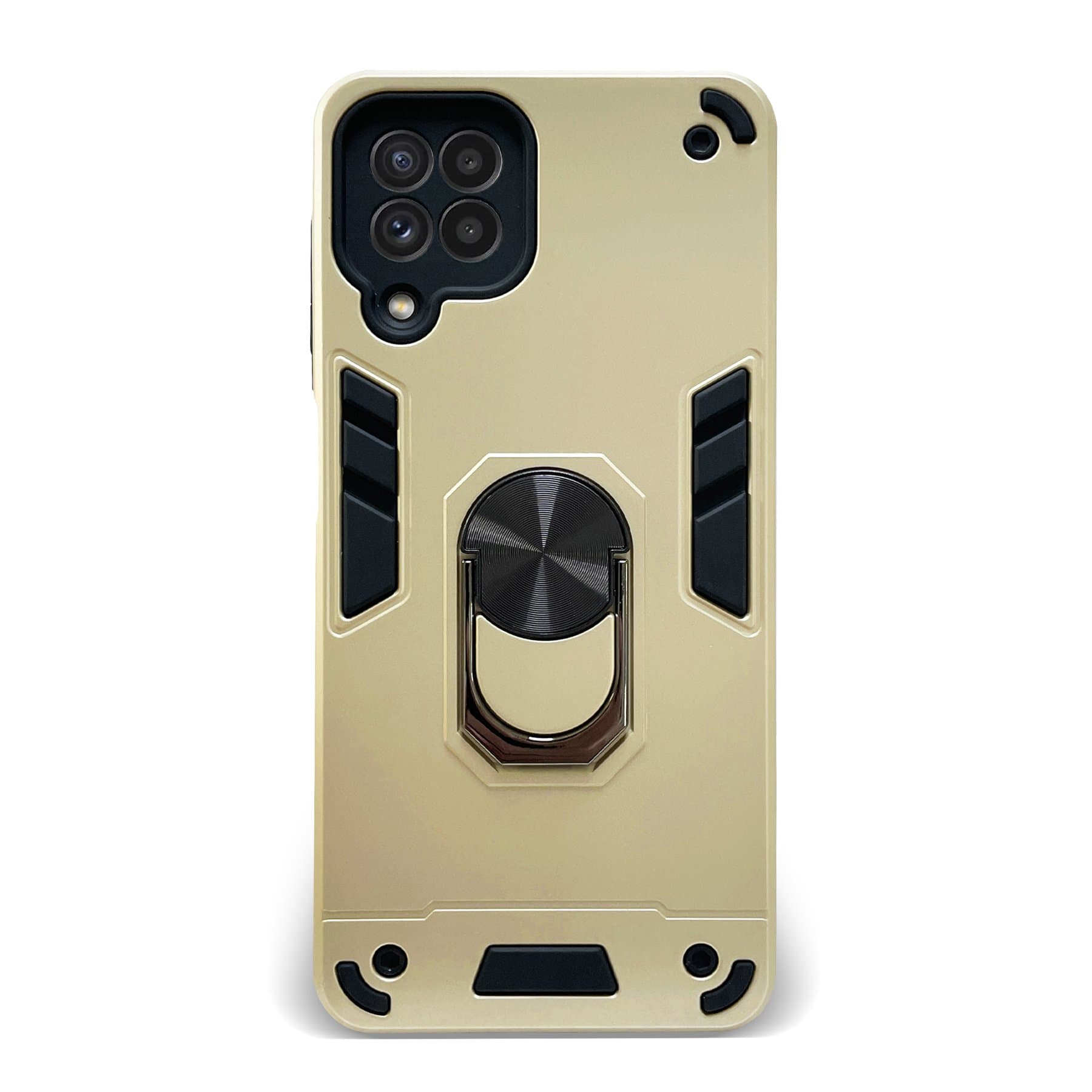 Husa spate pentru Samsung Galaxy A22 - Hybrid Case Stand Gold