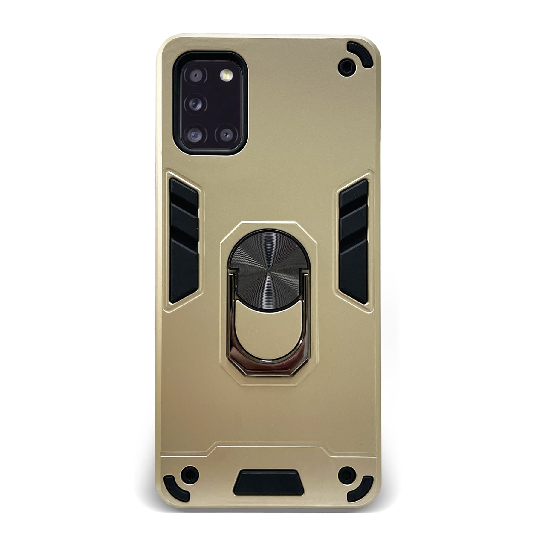 Husa spate pentru Samsung Galaxy A31 - Hybrid Case Stand Gold