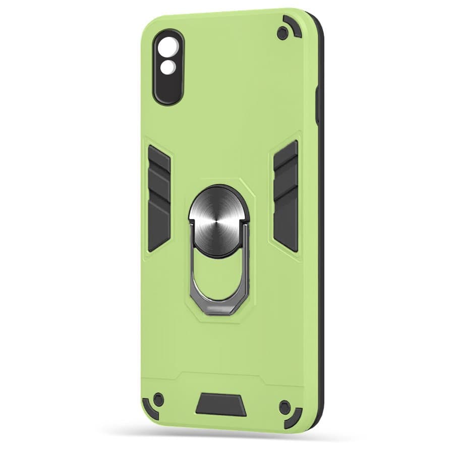 Husa spate pentru Xiaomi Redmi 9A - Hybrid Case Stand Verde Crud