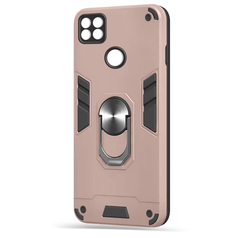 Husa spate pentru Xiaomi Redmi 9C - Hybrid Case Stand Roz