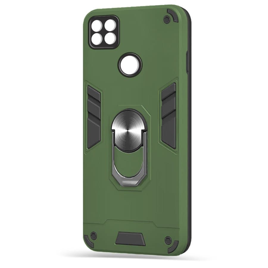 Husa spate pentru Xiaomi Redmi 9C - Hybrid Case Stand Verde