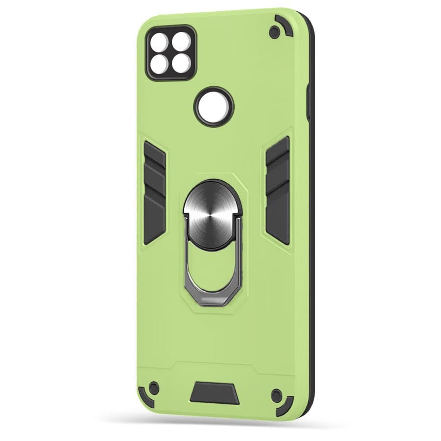Husa spate pentru Xiaomi Redmi 9C - Hybrid Case Stand Verde Crud