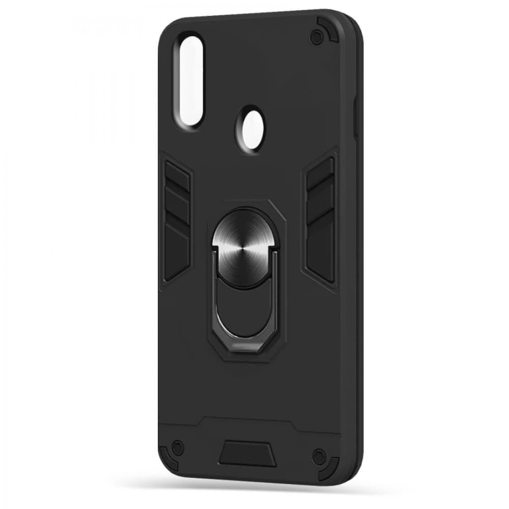Husa spate pentru Samsung Galaxy A20s - Hybrid Case Stand Negru