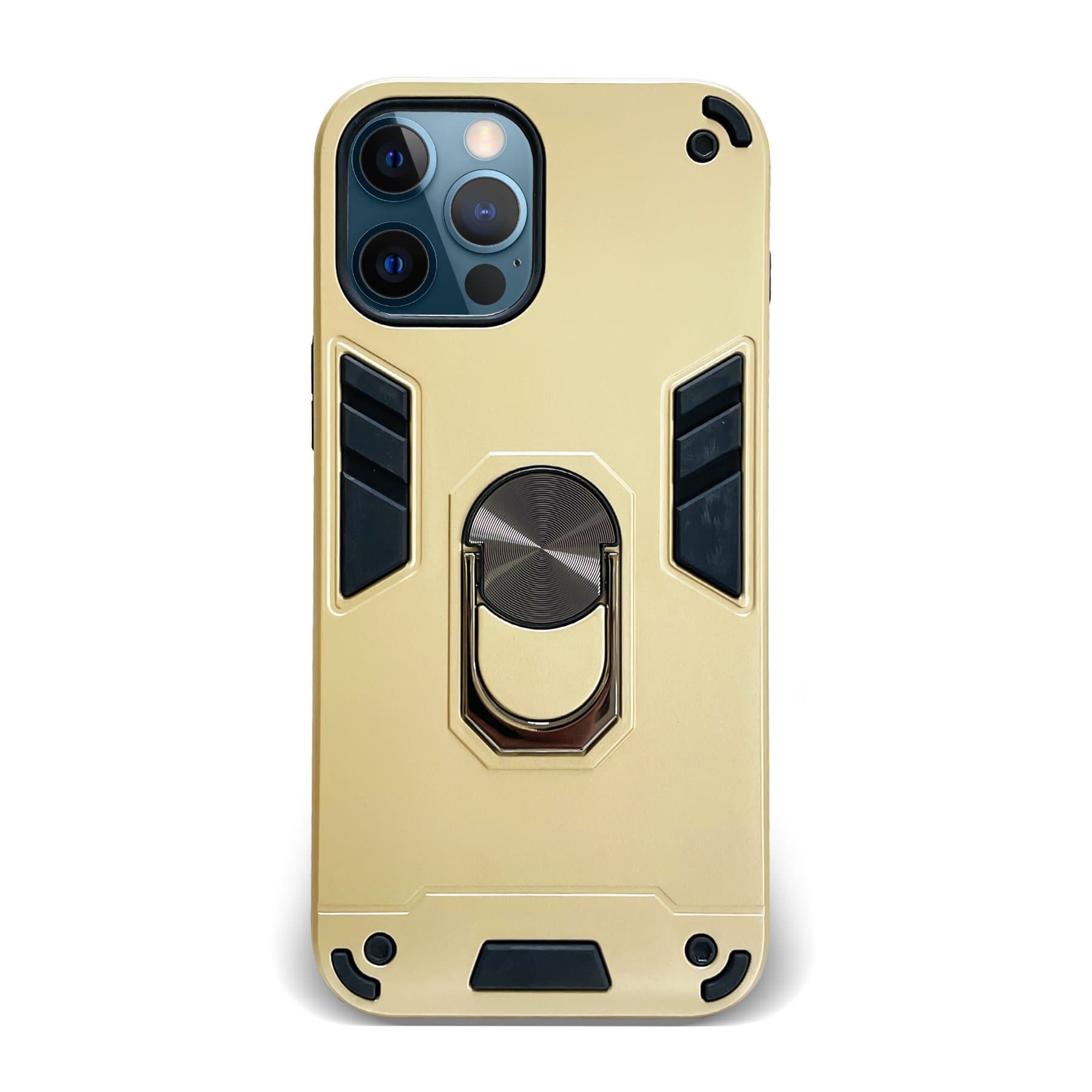 Husa spate pentru iPhone 11 Pro - Hybrid Case Stand Gold