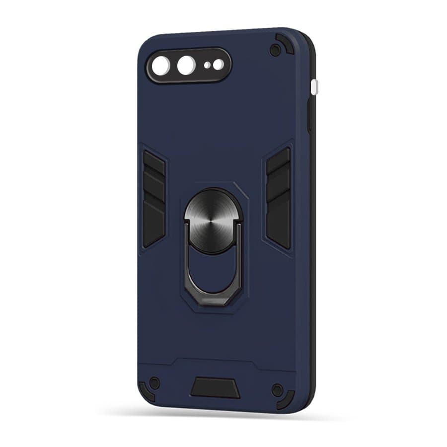 Husa spate pentru iPhone 7 Plus - Hybrid Case Stand Albastru