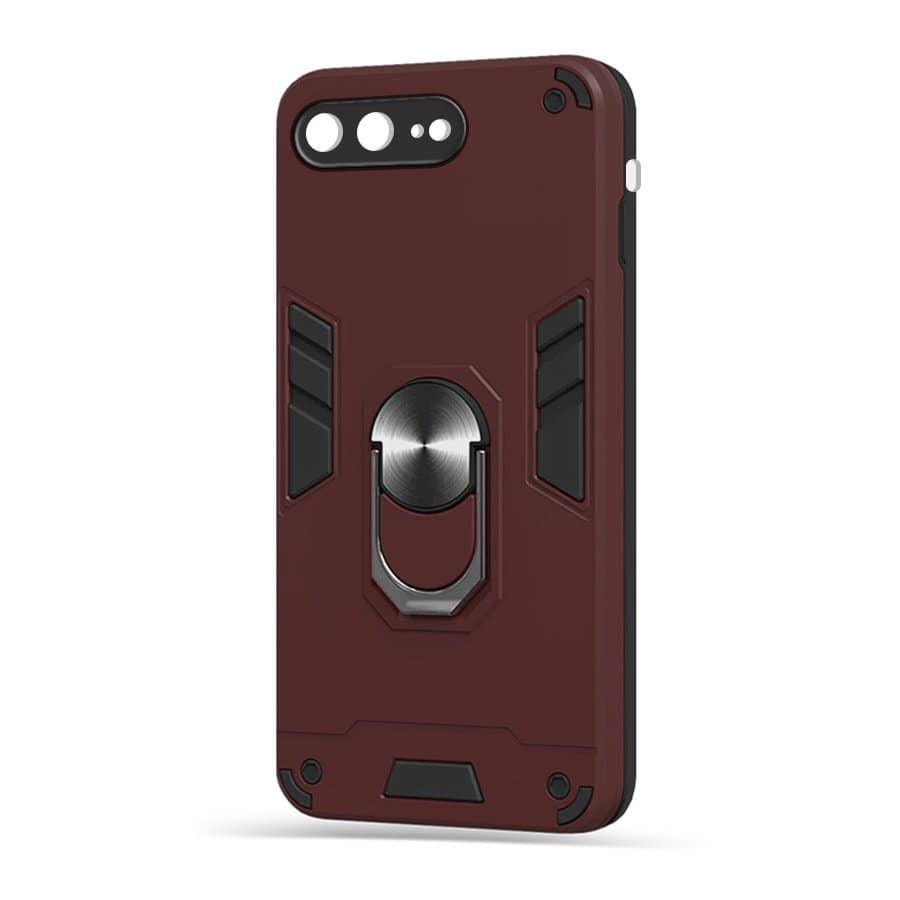 Husa spate pentru iPhone 7 Plus - Hybrid Case Stand Visiniu