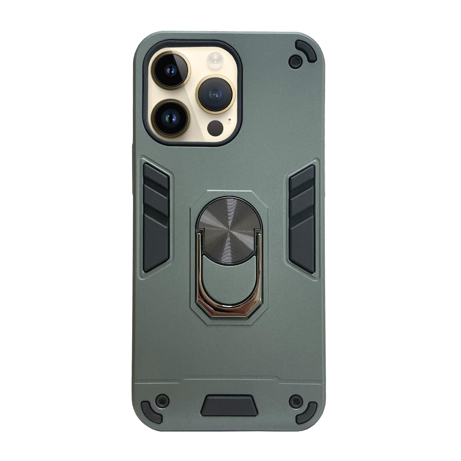 Husa spate pentru iPhone 14 Pro Max - Hybrid Case Stand Gri