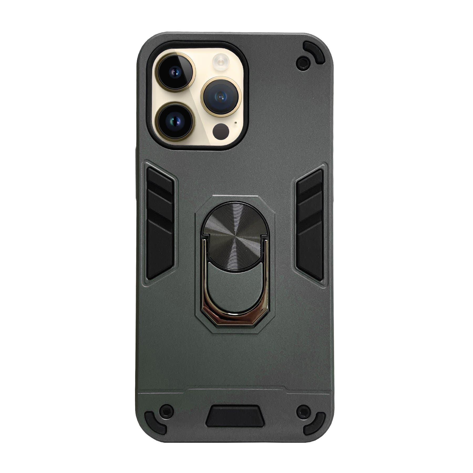 Husa spate pentru iPhone 14 Pro - Hybrid Case Stand Negru