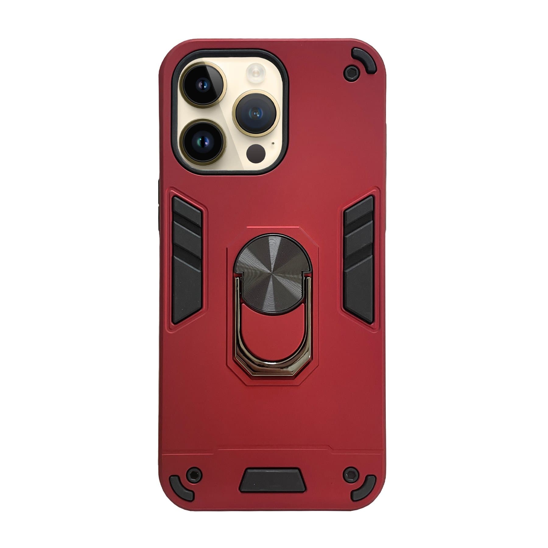 Husa spate pentru iPhone 14 Pro - Hybrid Case Stand Rosu