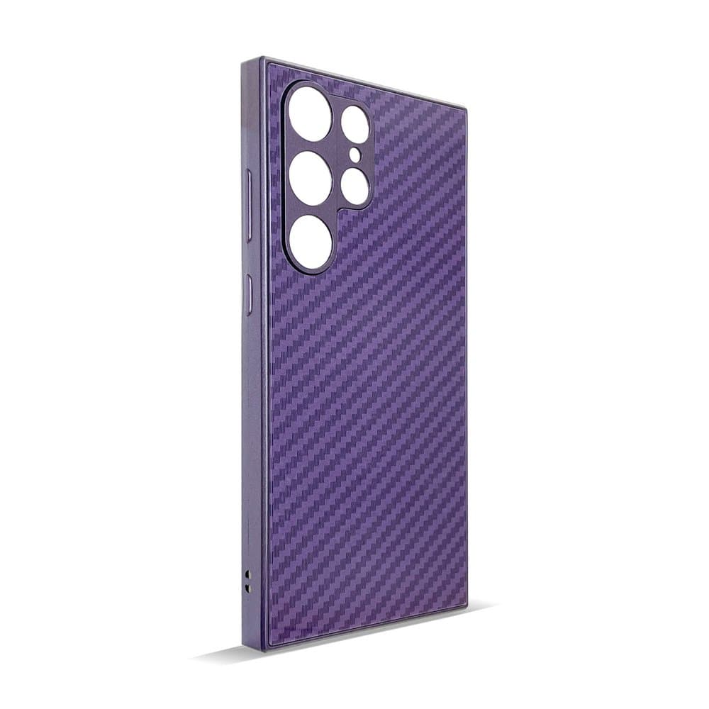 Husa spate pentru Samsung Galaxy S23 Ultra- Lys case Mov inchis