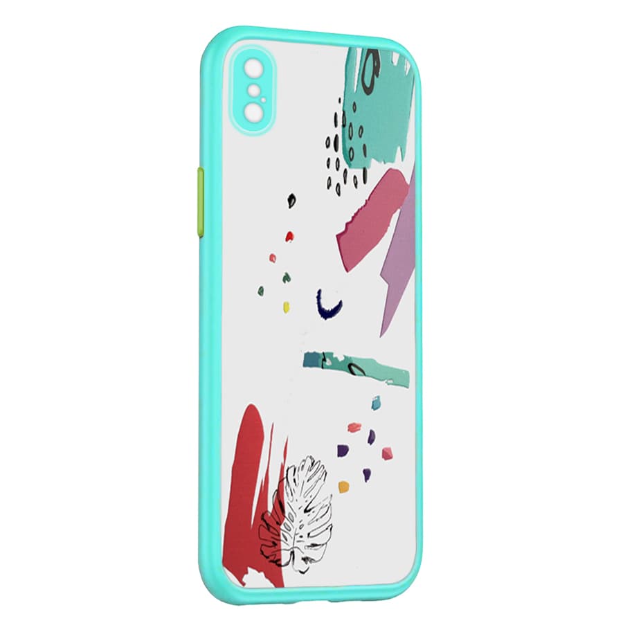 Husa spate pentru iPhone X - My Style Turcoaz