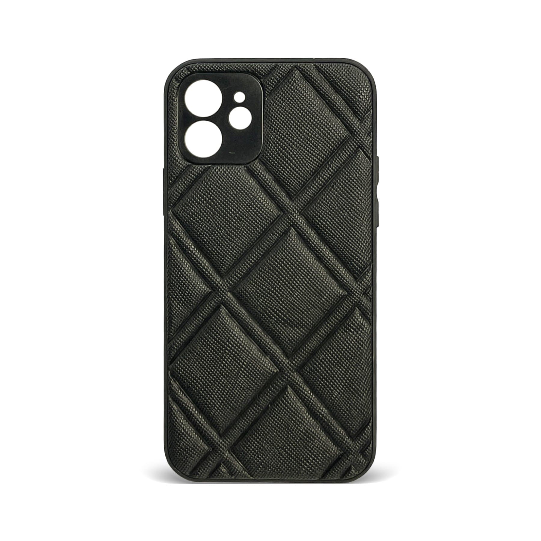 Husa spate pentru iPhone 12 - Puffer Case Black