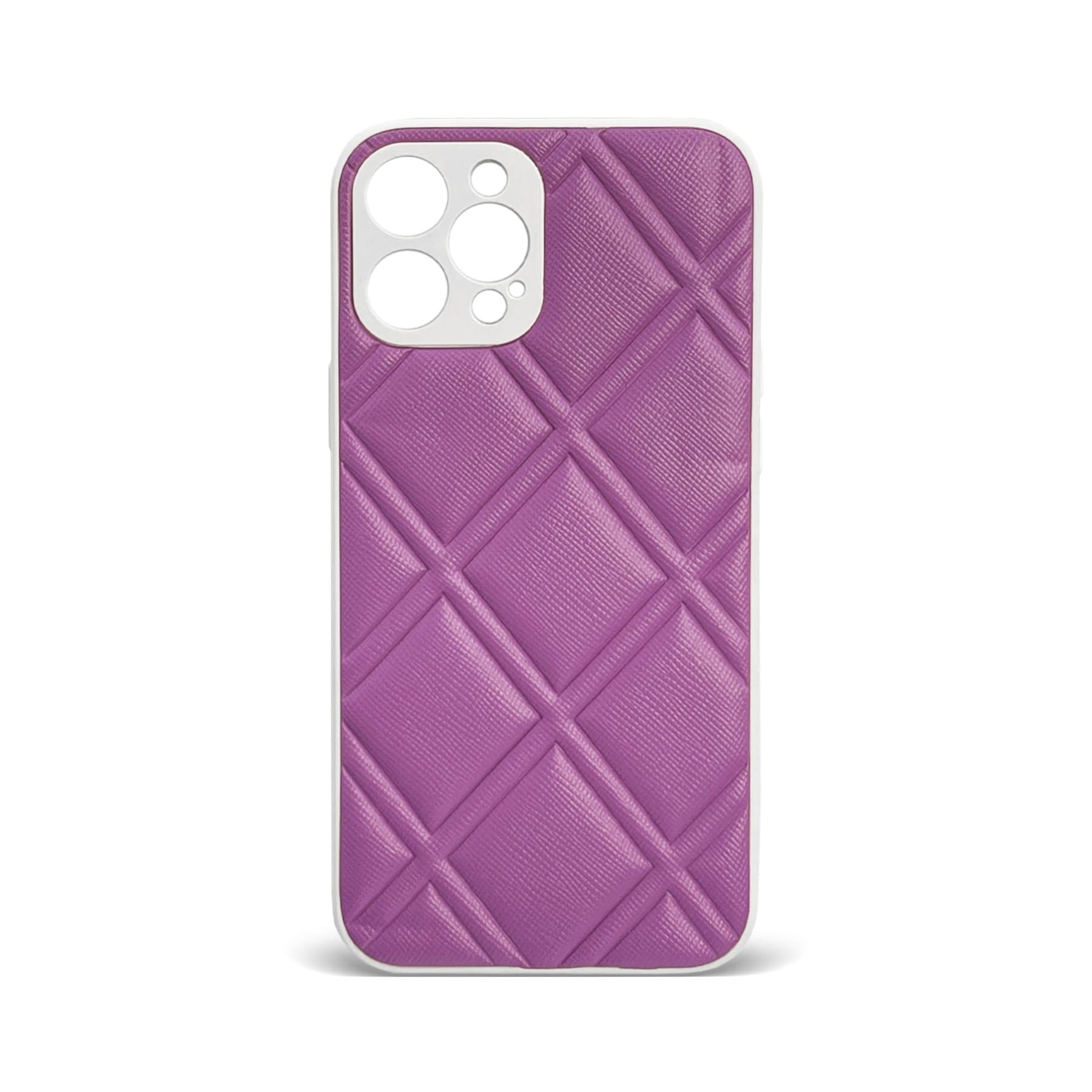 Husa spate pentru iPhone 12 Pro Max - Puffer Case Mov