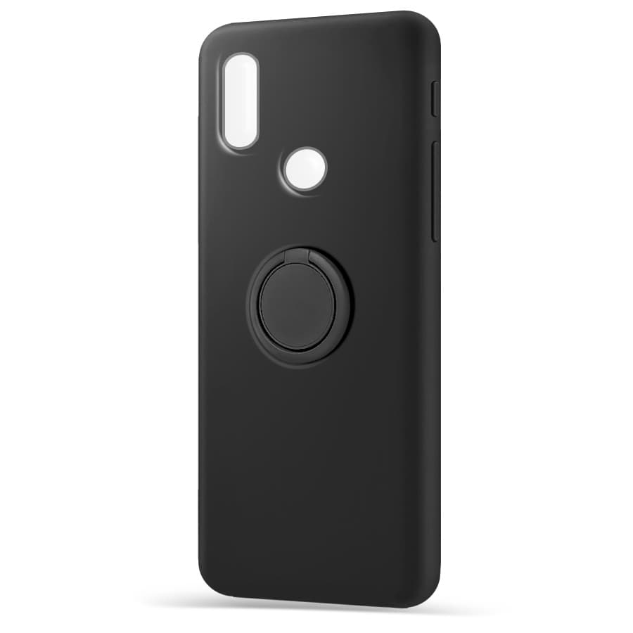 Husa spate pentru Huawei P Smart 2019 - Silicone Ring Negru