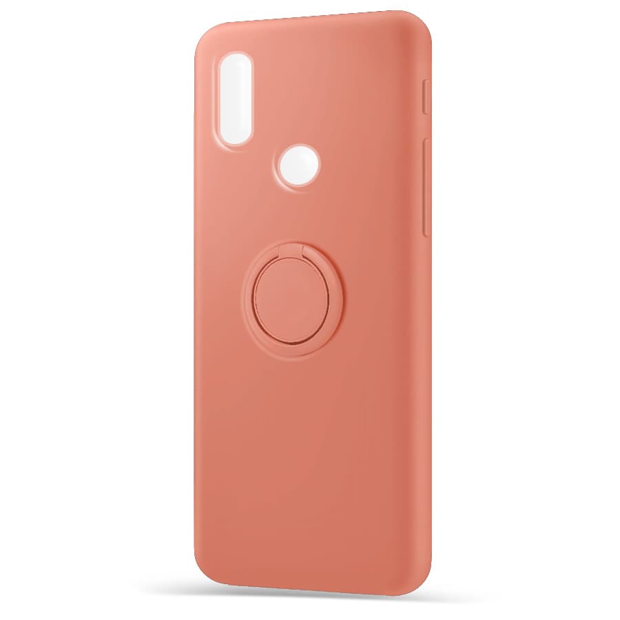 Husa spate pentru Huawei P20 Lite - Silicone Ring Corai