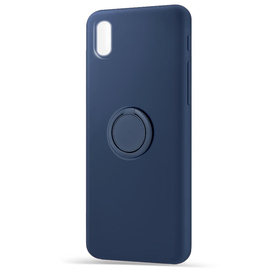 Husa spate pentru Huawei Y5 2019 - Silicone Ring Albastru