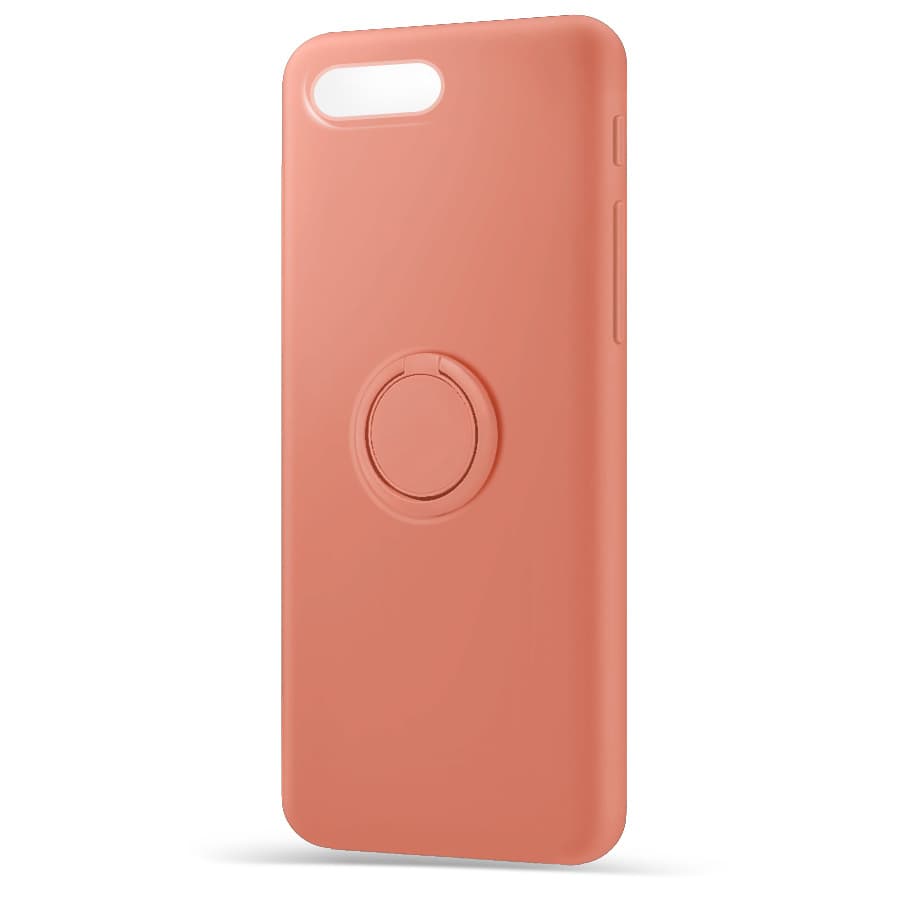 Husa spate pentru Apple iPhone 6 - Silicone Ring Corai