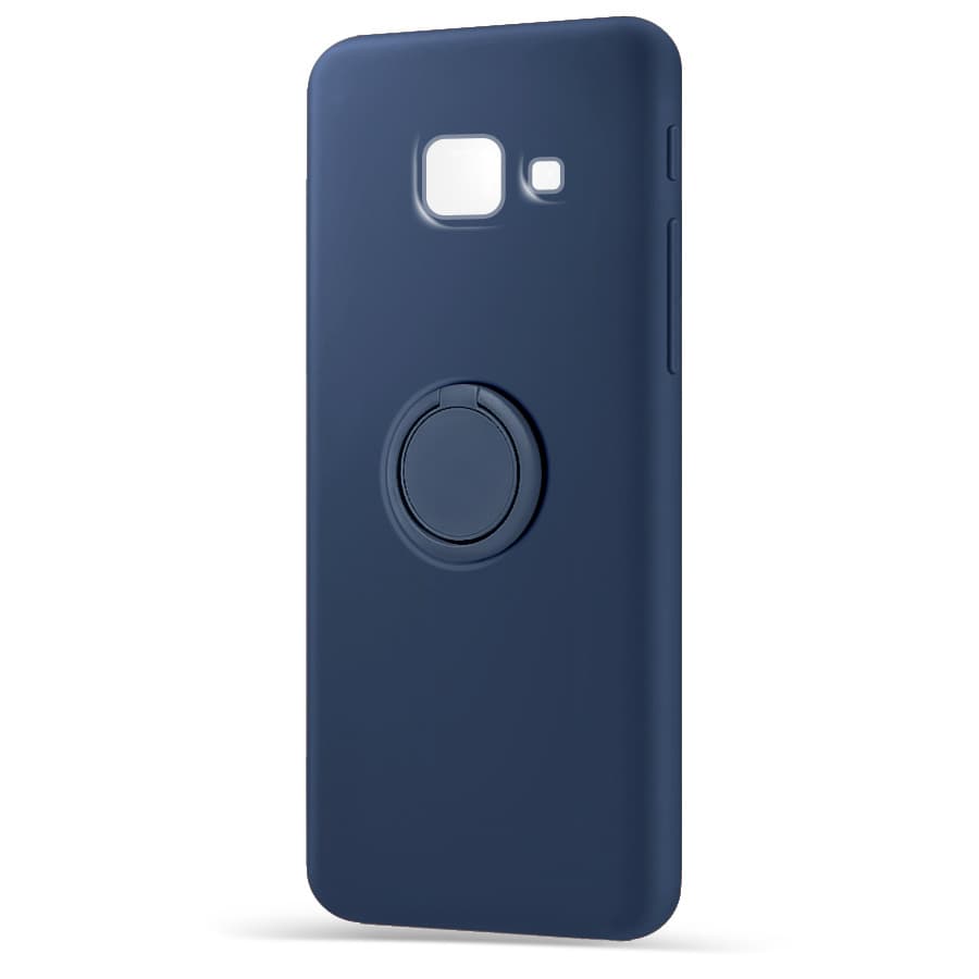 Husa spate pentru Samsung J4+ 2018 - Silicone Ring Albastru