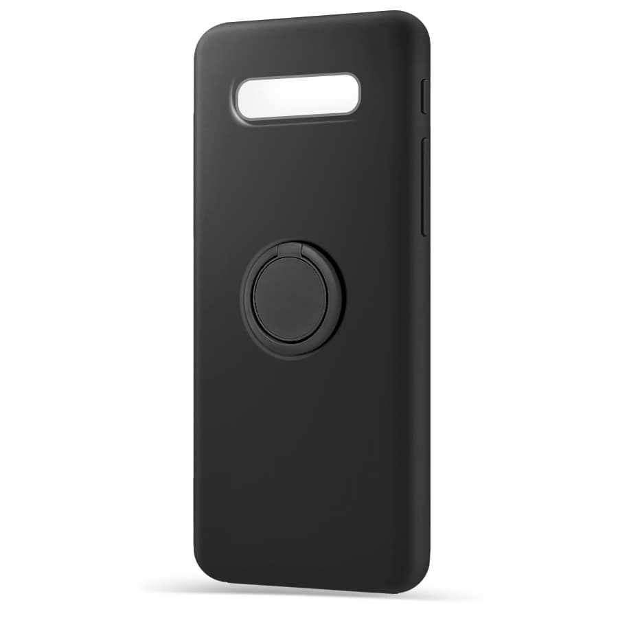 Husa spate pentru Samsung Galaxy S10e - Silicone Ring Negru