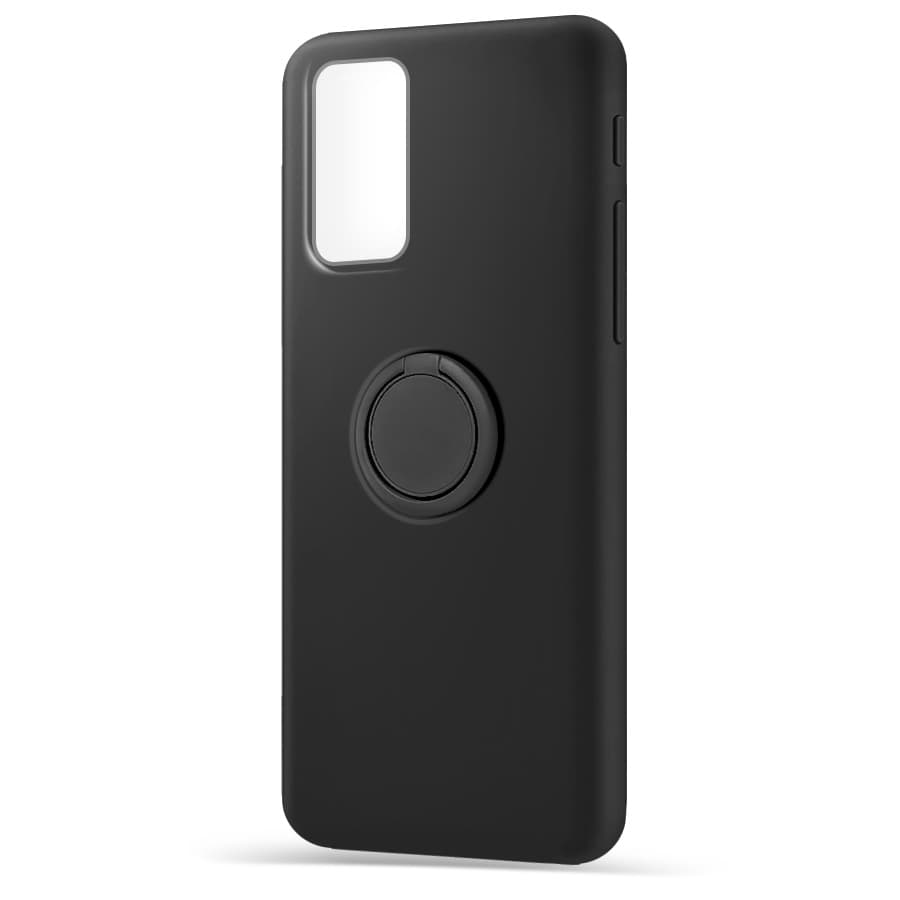 Husa spate pentru Samsung Galaxy S20 - Silicone Ring Negru