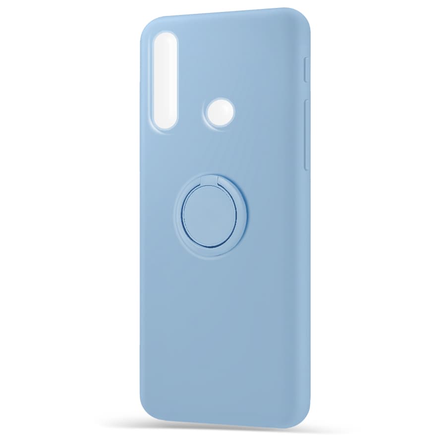 Husa spate pentru Huawei Y6P - Silicone Ring Bleu