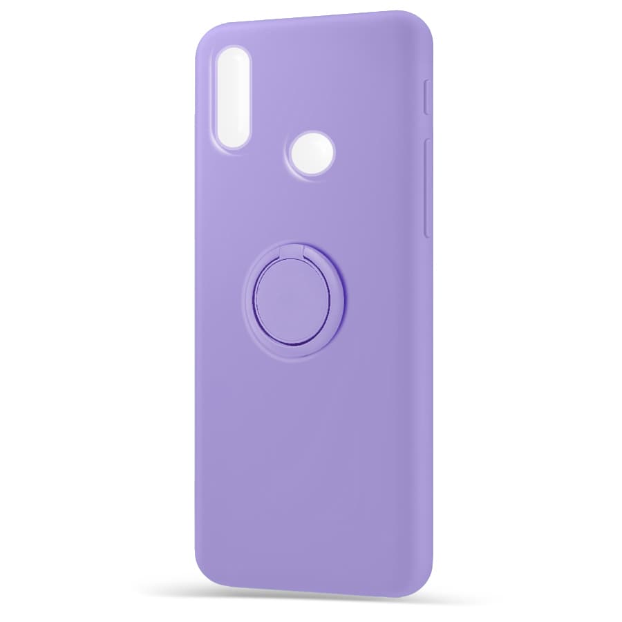 Husa spate pentru Samsung Galaxy A20s - Silicone Ring Mov