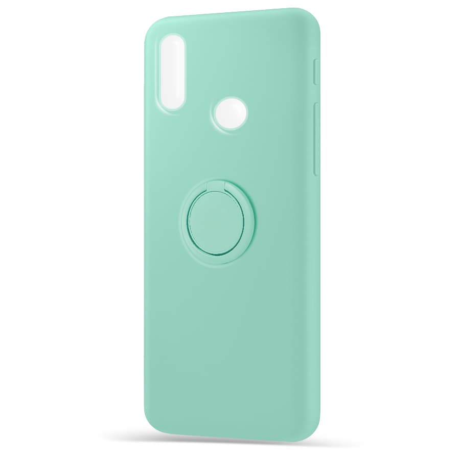 Husa spate pentru Samsung Galaxy A20s - Silicone Ring Turcoaz