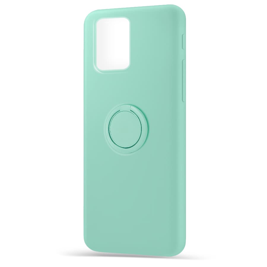 Husa spate pentru Samsung Galaxy A31 - Silicone Ring Turcoaz