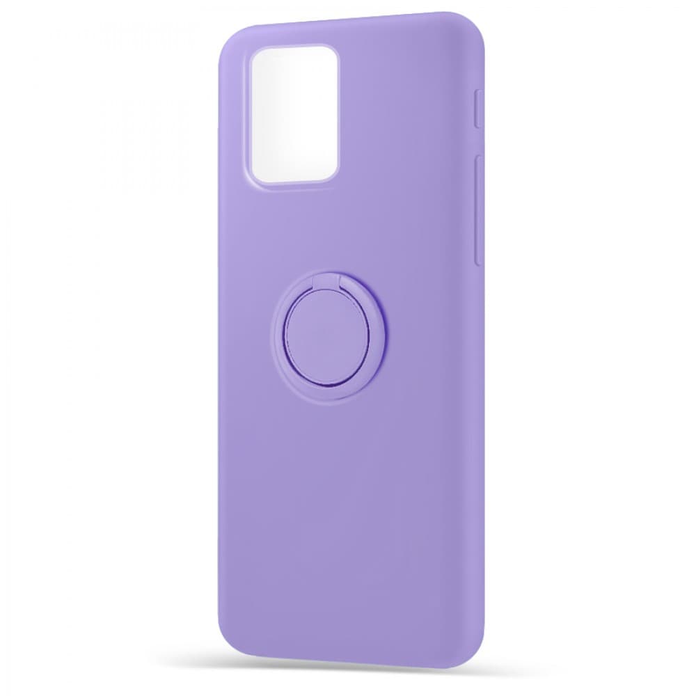 Husa spate pentru Samsung Galaxy A51 - Silicone Ring Mov