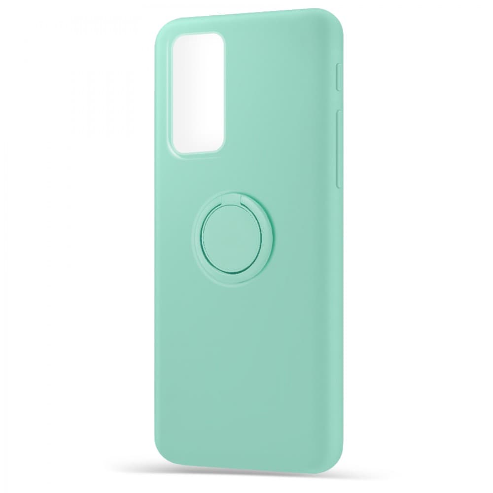 Husa spate pentru Samsung Galaxy S20 FE - Silicone Ring Turcoaz
