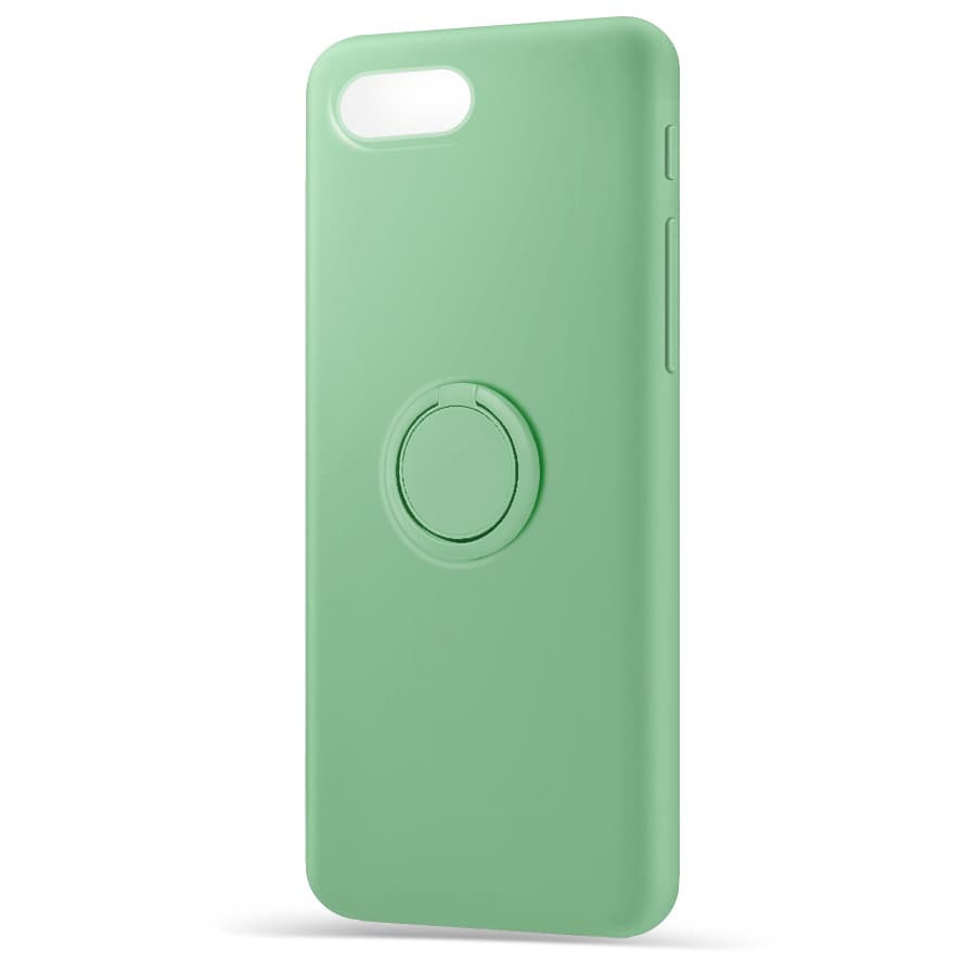 Husa spate pentru Apple iPhone 7 - Silicone Ring Verde