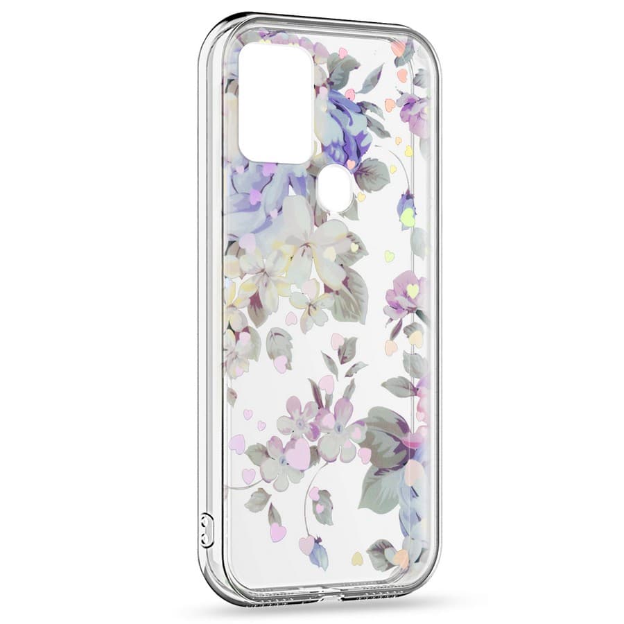 Husa spate pentru Samsung Galaxy A21s - Silver Case