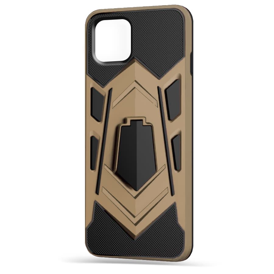 Husa spate pentru iPhone 11 Pro Max - Wolf Case Stand Gold