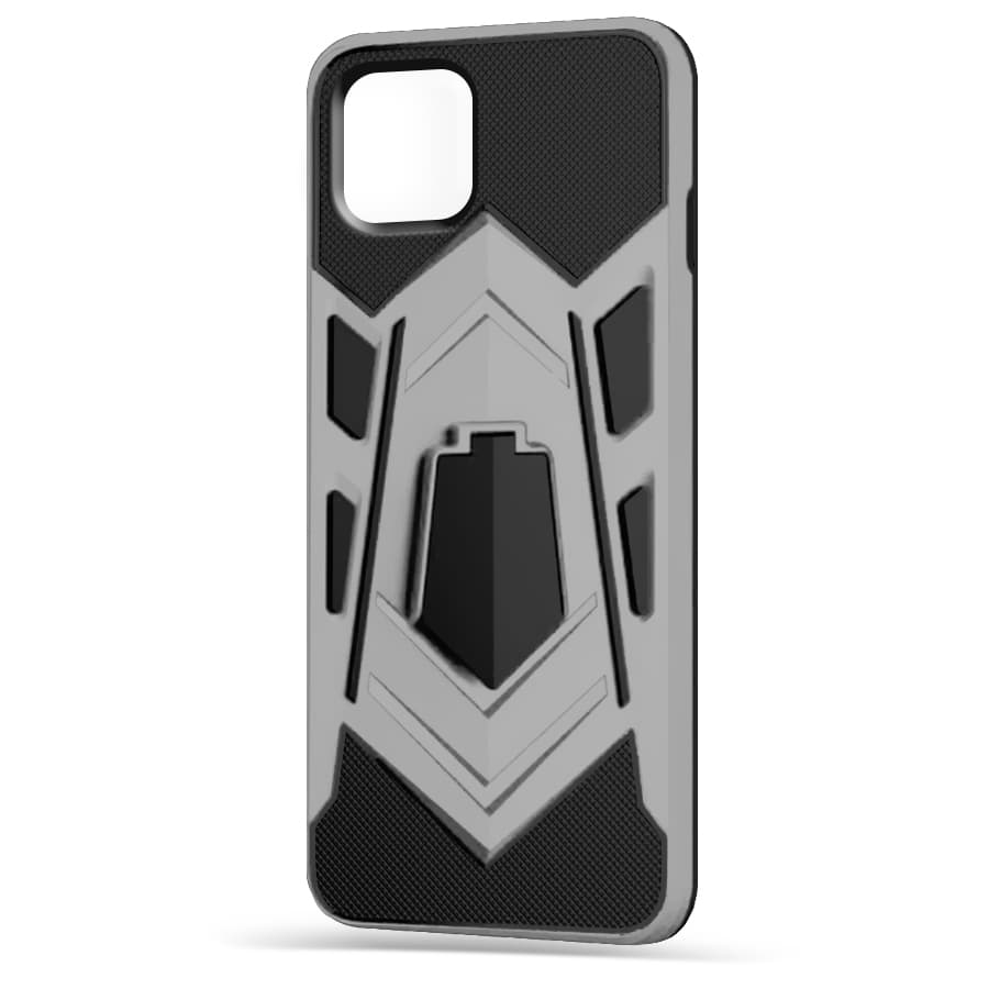 Husa spate pentru iPhone 12 Mini - Wolf Case Stand Silver