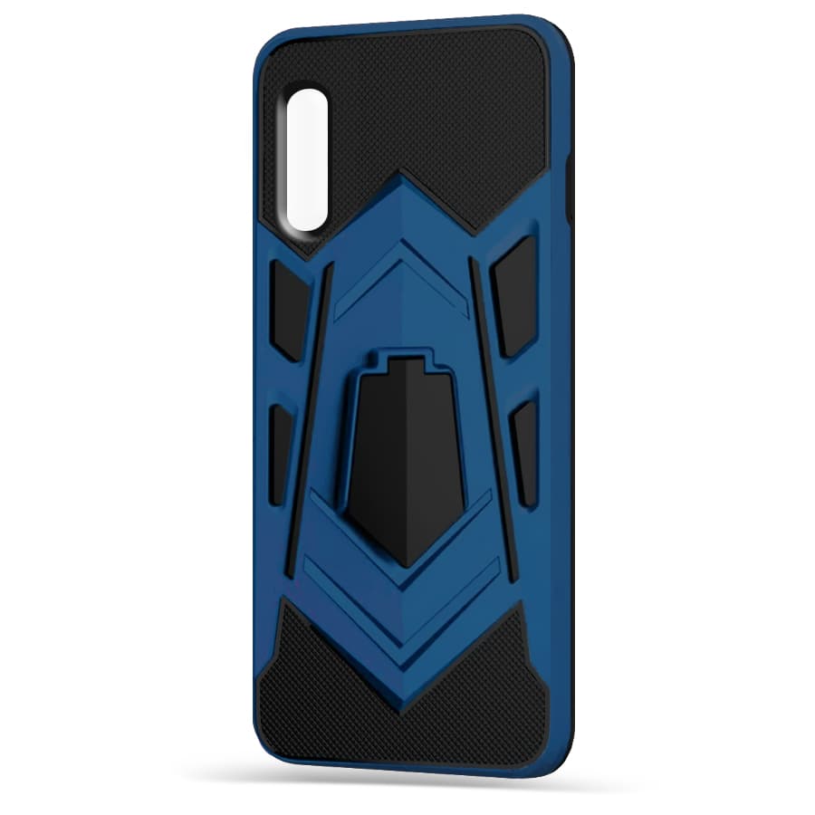 Husa spate pentru Samsung Galaxy A10 - Wolf Case Stand Albastru