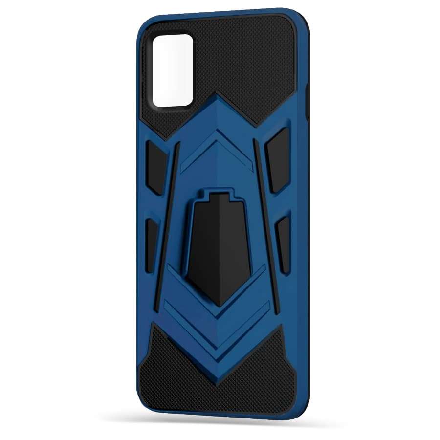 Husa spate pentru Samsung Galaxy A51 - Wolf Case Stand Albastru