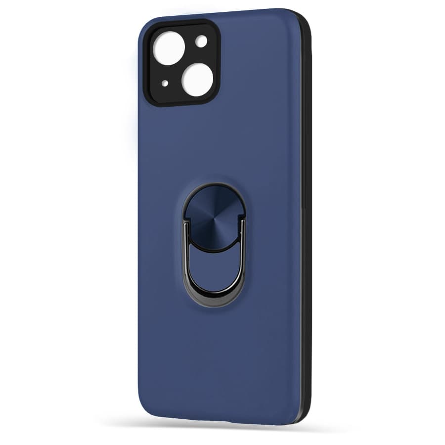 Husa spate pentru iPhone 13 - WOOP Ring Case Navy