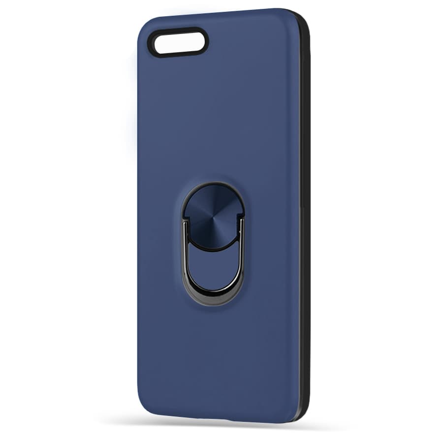 Husa spate pentru iPhone 7 - WOOP Ring Case Navy