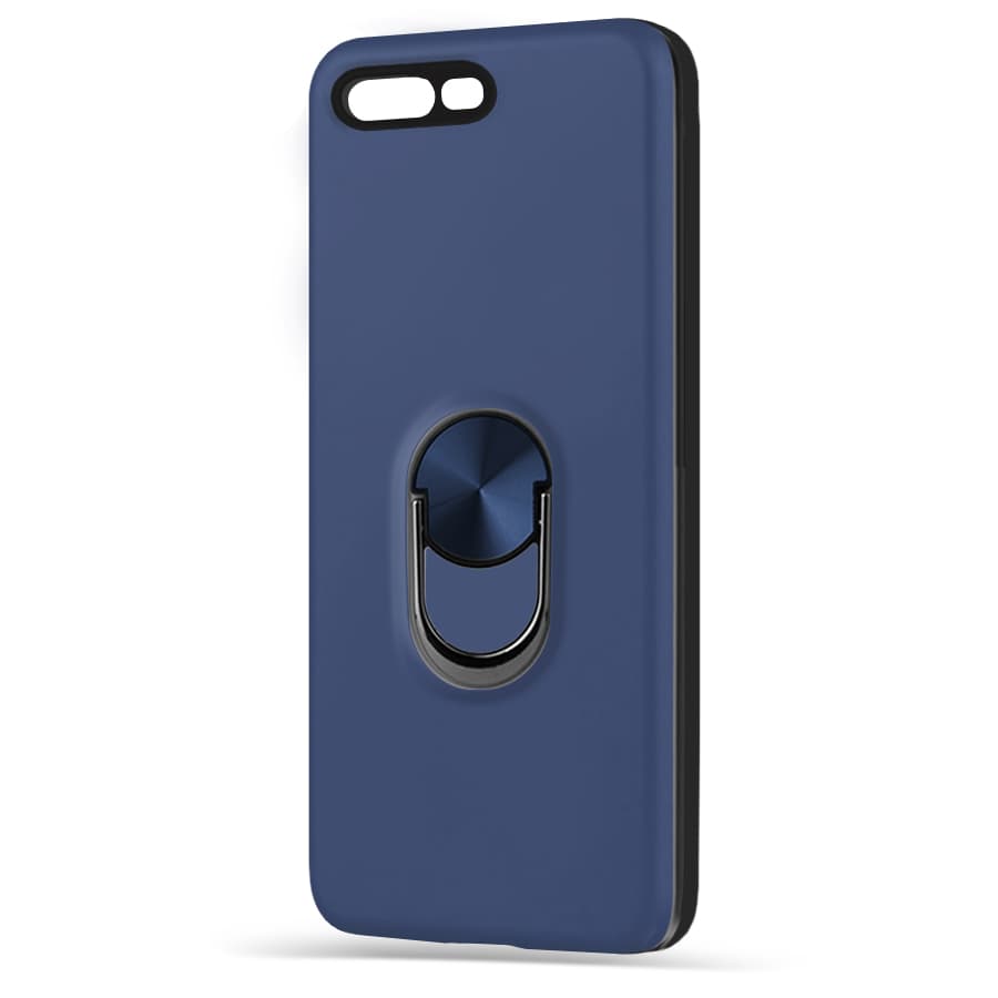 Husa spate pentru iPhone 7 Plus - WOOP Ring Case Navy