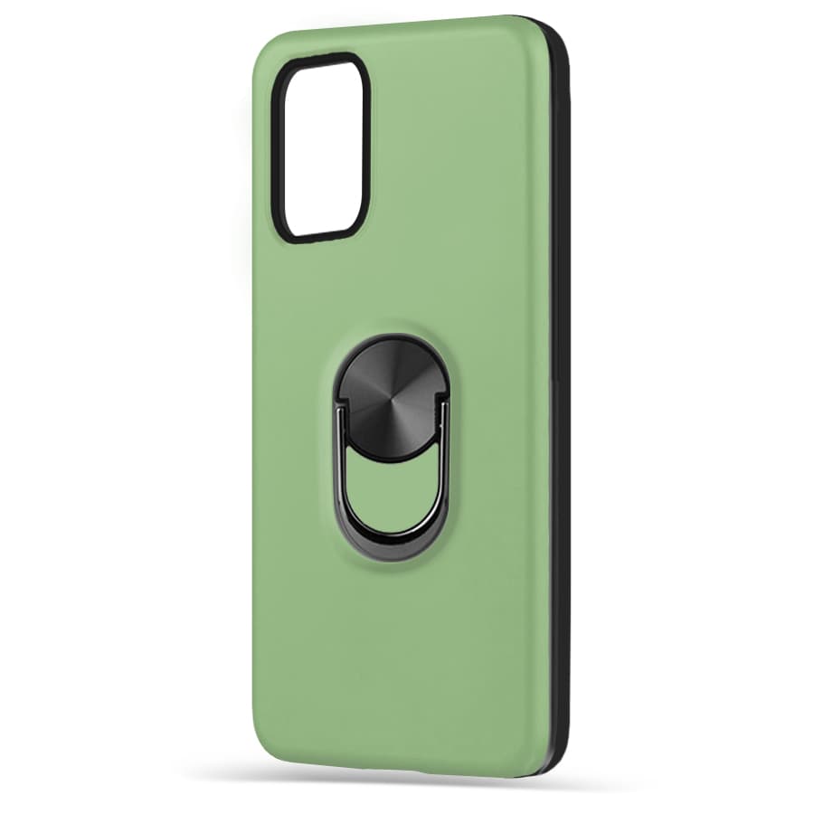 Husa spate pentru Samsung Galaxy A72 - WOOP Ring Case Verde