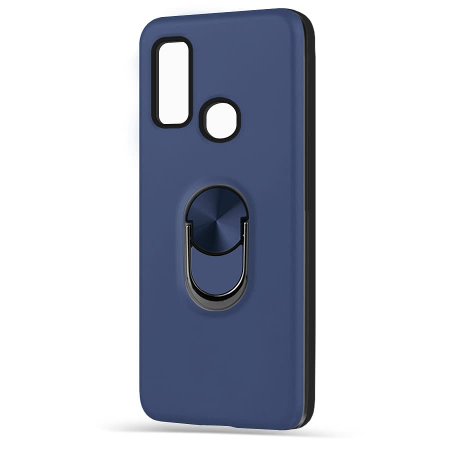 Husa spate pentru Samsung Galaxy A20e - WOOP Ring Case Navy