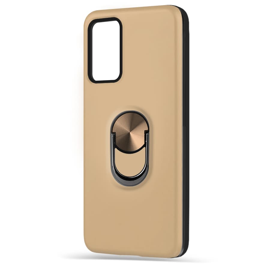 Husa spate pentru Samsung Galaxy Note 20 - WOOP Ring Case Gold