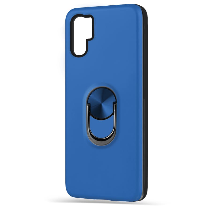 Husa spate pentru Huawei P30 Pro - WOOP Ring Case Albastru