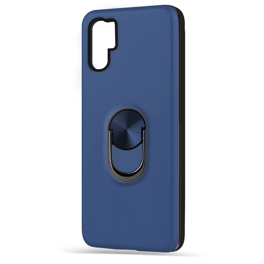 Husa spate pentru Huawei P30 Pro - WOOP Ring Case Navy
