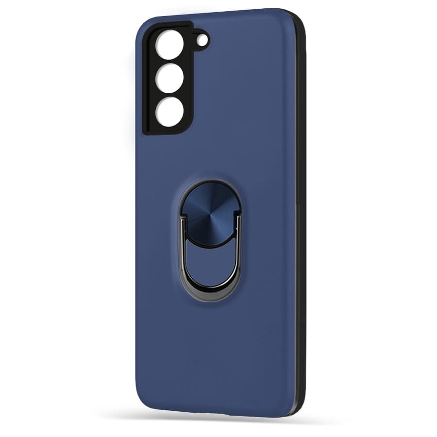 Husa spate pentru Samsung Galaxy S21 FE - WOOP Ring Case Navy