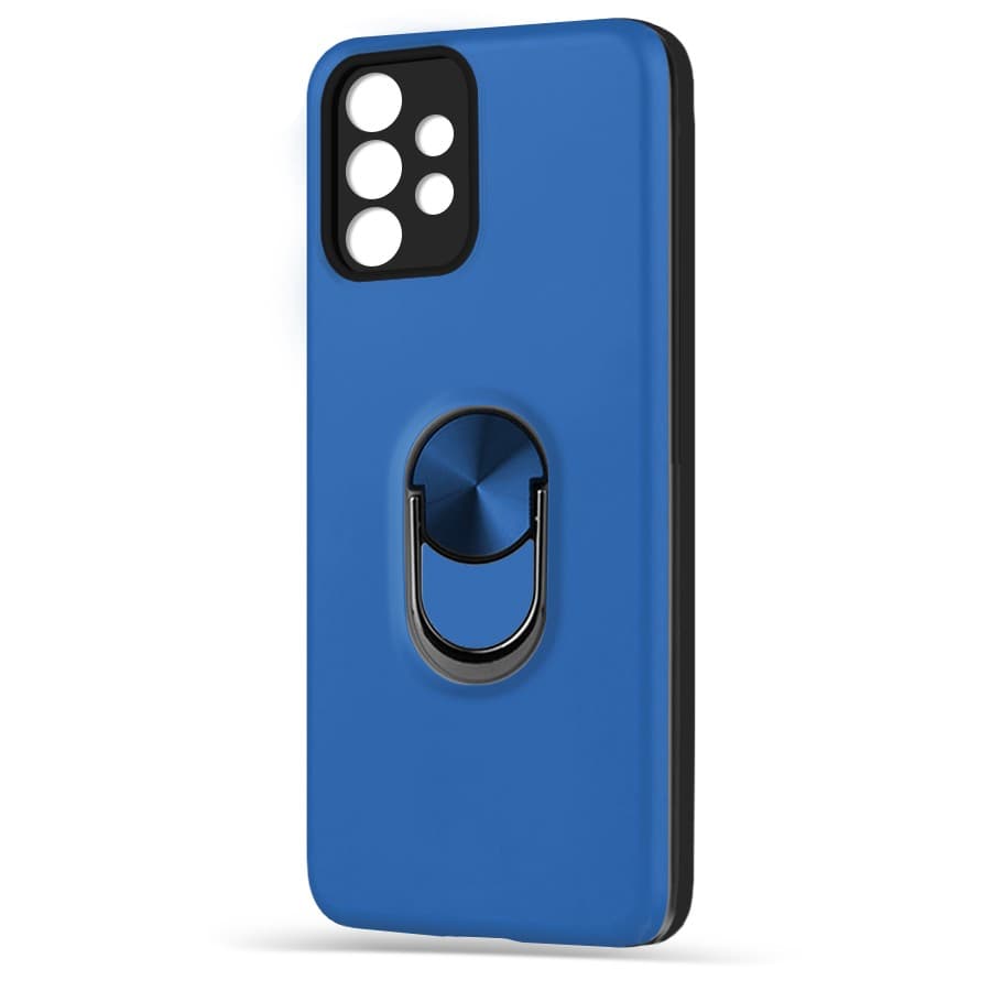 Husa spate pentru Samsung Galaxy A32 4G - WOOP Ring Case Albastru