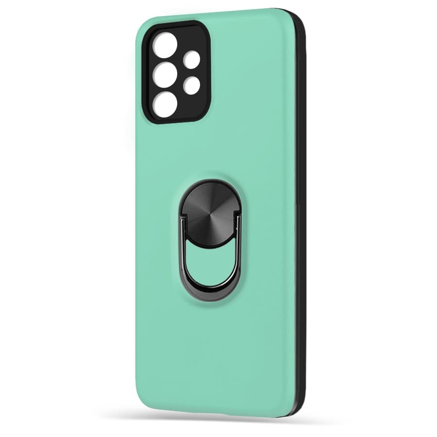Husa spate pentru Samsung Galaxy A32 4G - WOOP Ring Case Turcoaz