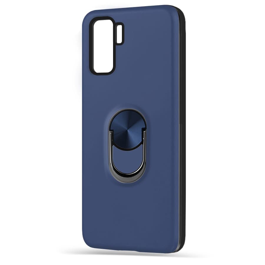 Husa spate pentru Huawei P40 Lite 5G - WOOP Ring Case Navy