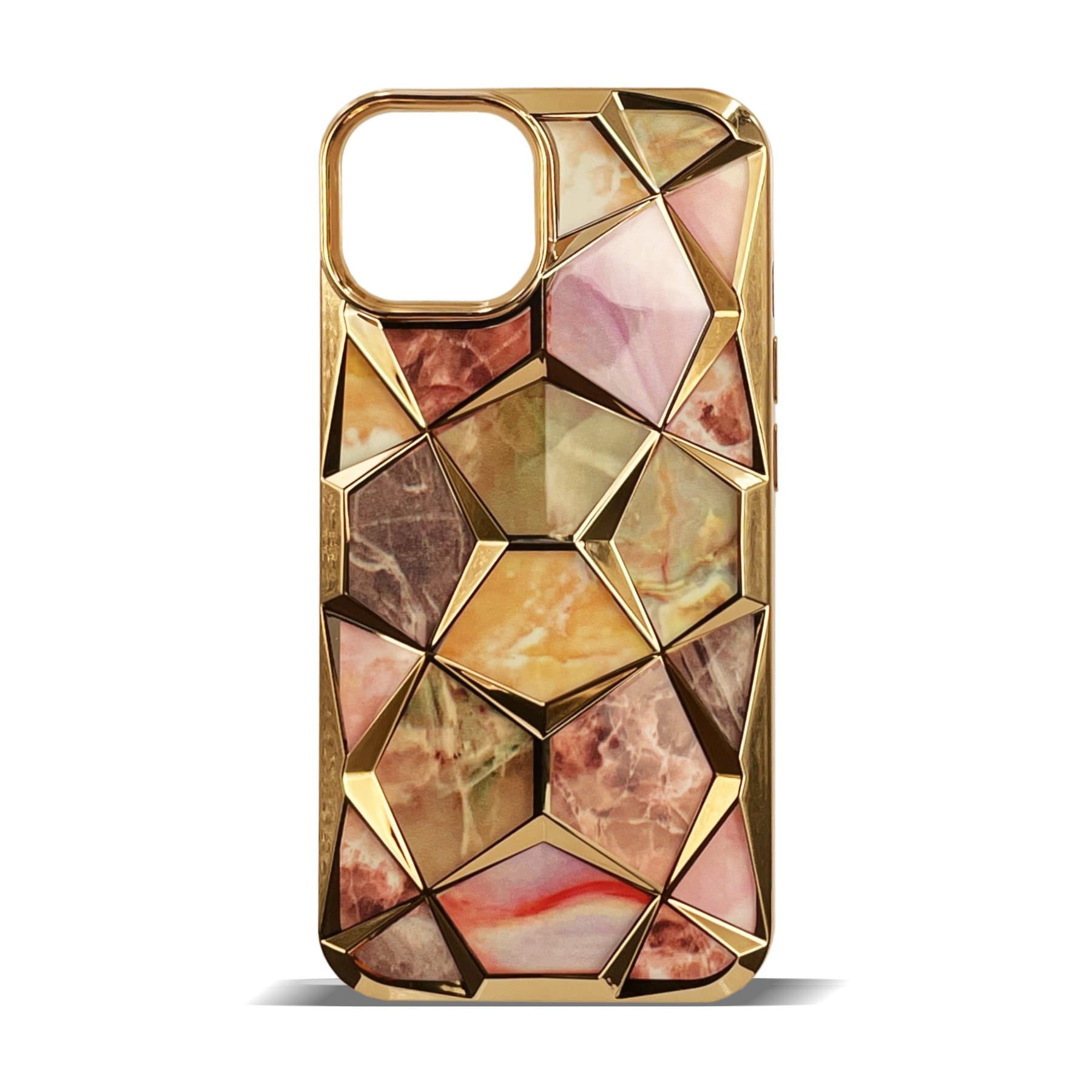 Husa spate pentru iPhone 14- Yoop Case Gold